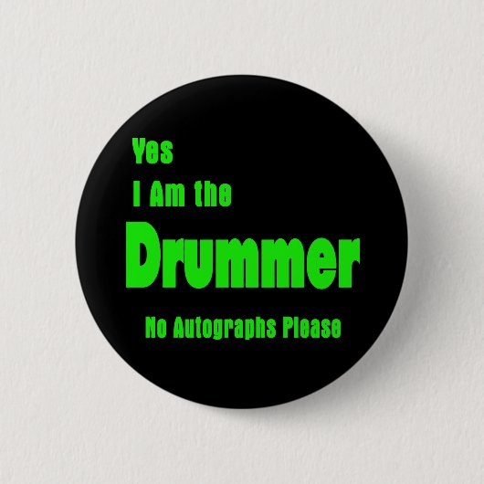 Badge Rond 5 Cm Batteur (Devant)