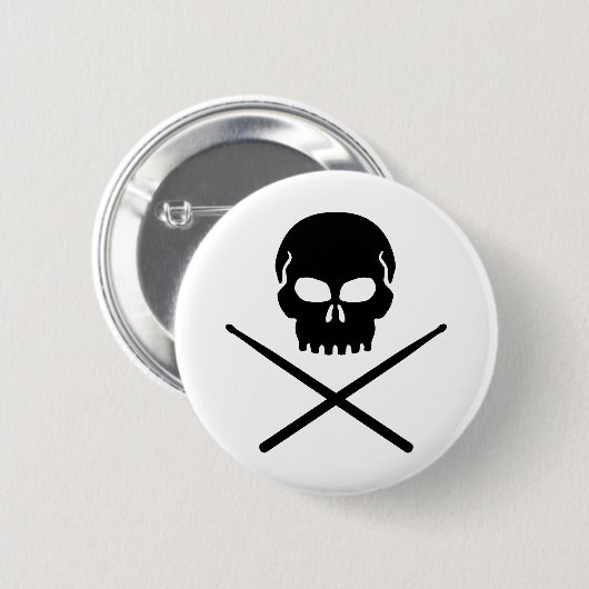 Badge Rond 5 Cm Batteur (Devant & derrière)