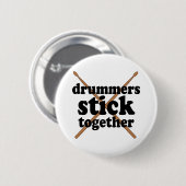 Badge Rond 5 Cm Batteur drôle (Devant & derrière)