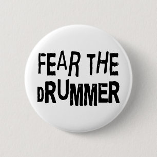 Badge Rond 5 Cm Batteur drôle