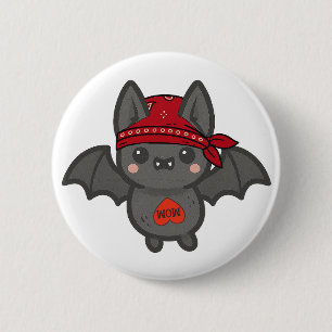 Badge Rond 5 Cm Batteur jusqu'à l'os Bouton
