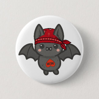 Badge Rond 5 Cm Batteur jusqu'à l'os Bouton