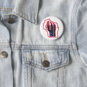Badge Rond 5 Cm Battez en retraite ! (En situation)