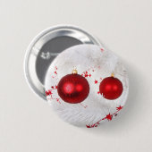 Badge Rond 5 Cm Baubles de Noël (Devant & derrière)