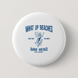Badge Rond 5 Cm Bay Head New Jersey Nj T-shirt drôle vintage plage