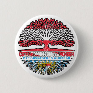 Badge Rond 5 Cm Bayrisch Arbre autrichien