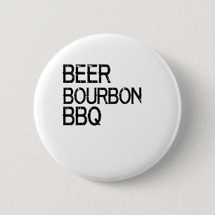 Badge Rond 5 Cm BBQ Bourbon bière