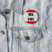 Badge Rond 5 Cm BBQ King (En situation)