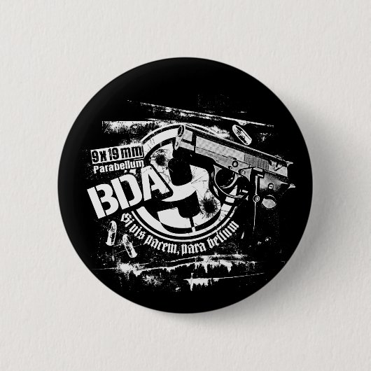 Badge Rond 5 Cm BDA 9 Bouton Pinback (Devant)