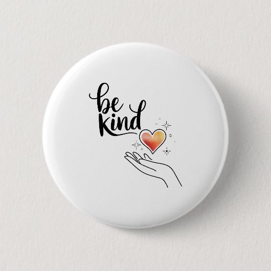 Badge Rond 5 Cm Be Kind Insrational Quote Sitive Motivational  (Devant)
