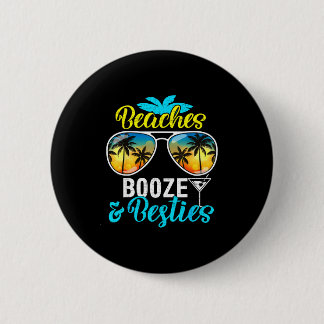 Badge Rond 5 Cm Beaches booze besties girls trip 2026 florida