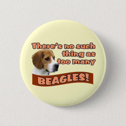 BADGE ROND 5 CM BEAGLES (Devant)