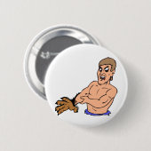 Badge Rond 5 Cm Bearman expérimental (Devant & derrière)