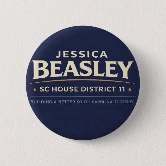 Badge Rond 5 Cm Beasley For SC House 11 (Devant)