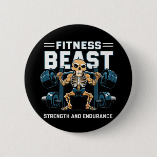 Badge Rond 5 Cm Beast Fitness