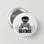 Badge Rond 5 Cm Beatbox (Devant & derrière)