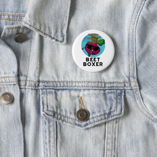 Badge Rond 5 Cm Beatbox Funny Beatbox Veggie Pun (En situation)