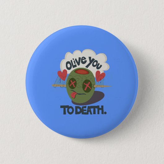 Badge Rond 5 Cm Beau Cool J'aime Afrique Art (Devant)