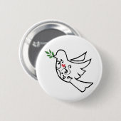 Badge Rond 5 Cm Beau Dovely (Devant & derrière)