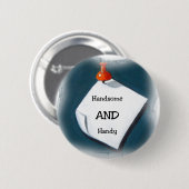 Badge Rond 5 Cm Beau ET pratique (Devant & derrière)