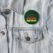 Badge Rond 5 Cm Beau Jambo Kenya Hakuna Matata Beau Art (En situation)