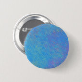 Badge Rond 5 Cm Beau papier bleu marbré (Devant & derrière)