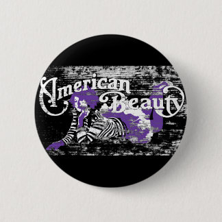 Badge Rond 5 Cm beauté américaine