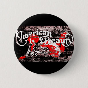 Badge Rond 5 Cm beauté américaine