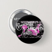 Badge Rond 5 Cm beauté américaine (Devant & derrière)
