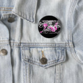 Badge Rond 5 Cm beauté américaine (En situation)