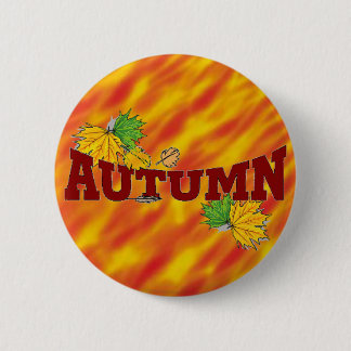 Badge Rond 5 Cm Beauté d'automne -
