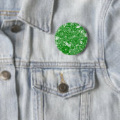 Badge Rond 5 Cm Beautés botaniques vertes (En situation)
