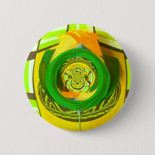 Badge Rond 5 Cm Beautiful Amazing Giraffe love safari (Devant)