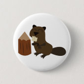 Badge Rond 5 Cm Beaver (Devant)
