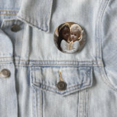Badge Rond 5 Cm Bébé Anges (En situation)