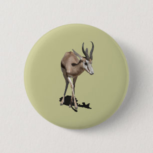 Badge Rond 5 Cm Bébé Antilope