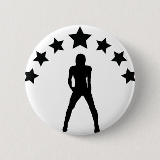 Badge Rond 5 Cm bébé avec l'icône d'étoiles