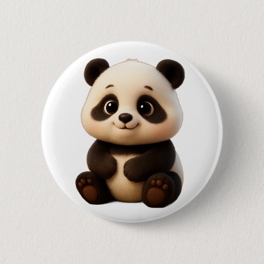 Badge Rond 5 Cm - "Bébé Bambou" – (Devant)
