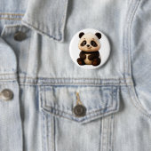 Badge Rond 5 Cm - "Bébé Bambou" – (En situation)