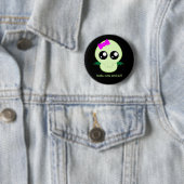 Badge Rond 5 Cm Bébé Cthulhu (En situation)