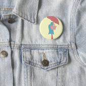 Badge Rond 5 Cm bébé de douche (En situation)