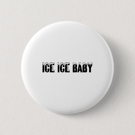 Badge Rond 5 Cm Bébé de glace de glace (Devant)