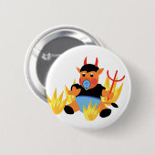 Badge Rond 5 Cm bébé diable (Devant & derrière)