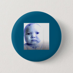 Badge Rond 5 Cm Bébé drôle drôle Ai Mème Graphique
