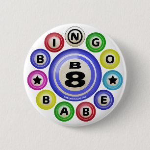 Badge Rond 5 Cm Bébé du bingo-test B8