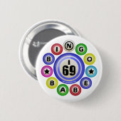 Badge Rond 5 Cm Bébé du bingo-test I69 (Devant & derrière)