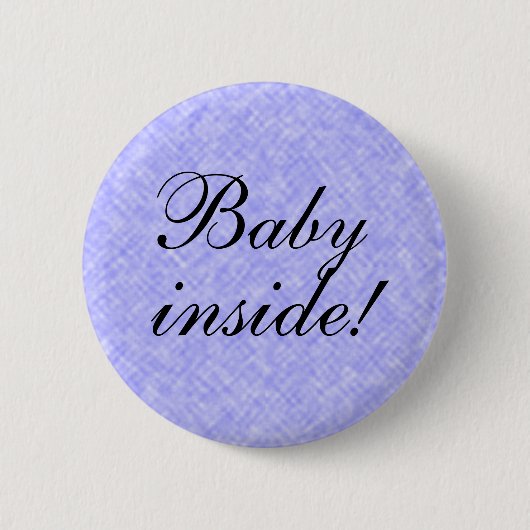 Badge Rond 5 Cm BÉBÉ Garçon à l'intérieur ! texte (Devant)