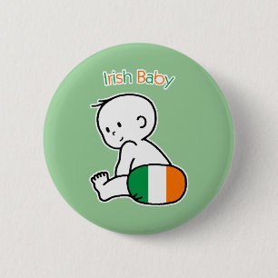 Badge Rond 5 Cm Bébé irlandais