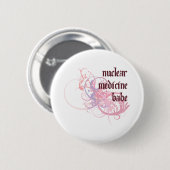 Badge Rond 5 Cm Bébé nucléaire de médecine (Devant & derrière)