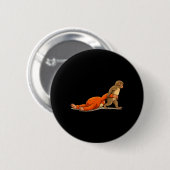Badge Rond 5 Cm Bébé singe graphique Monkey Punch tenant un jouet (Devant & derrière)